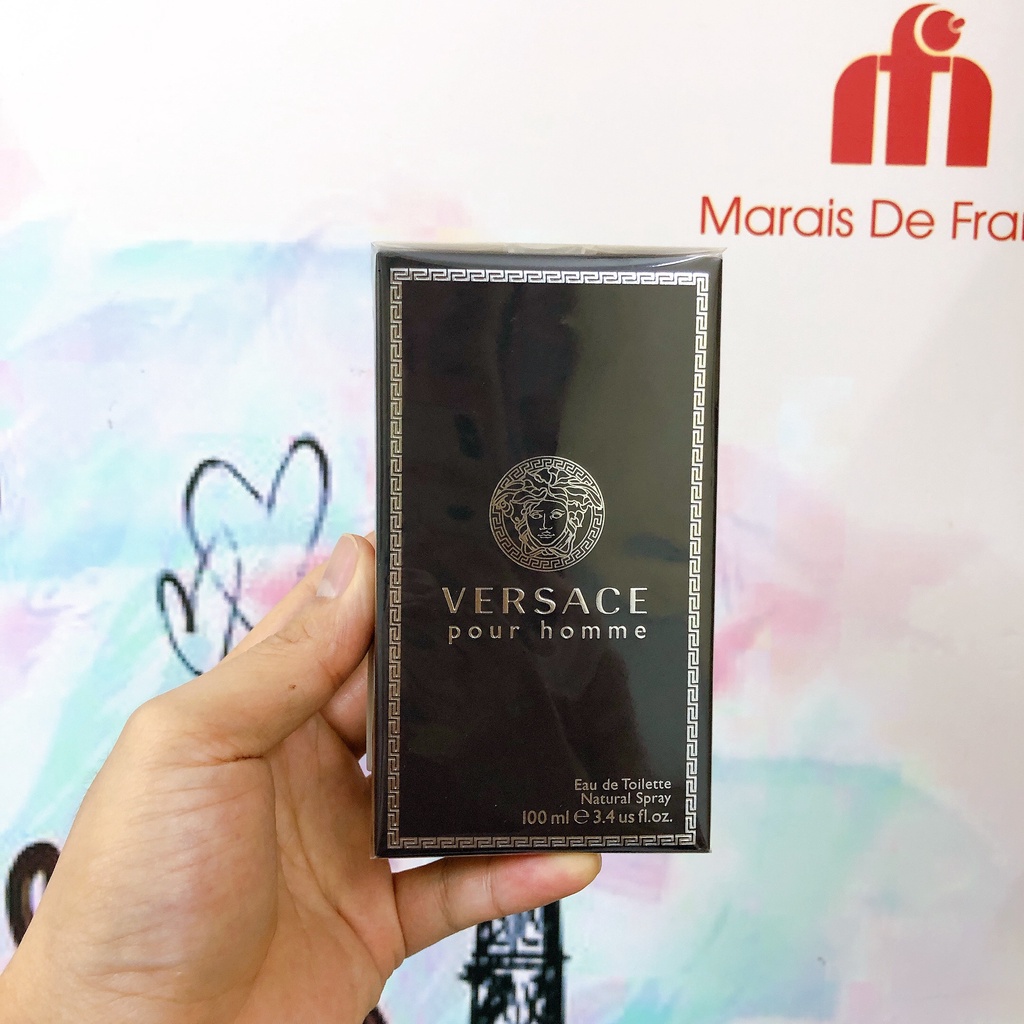 Nước hoa nam Versace Pour Homme edt 100ml nội địa nhập khẩu chính hãng pháp có bill bảo hành