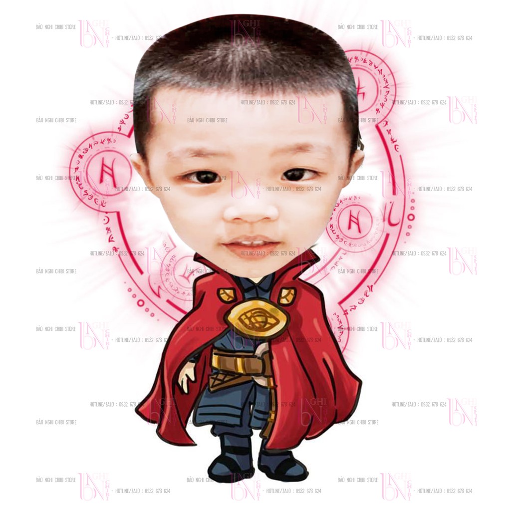 Chibi Sinh Nhật cho bé - Nhân vật chibi trang trí tiệc Sinh Nhật, Thôi Nôi