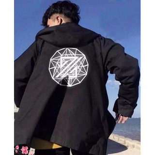 Áo khoác Nam Nữ Unisex the ZED, dù 2 lớp, Ao Khoac in phản quang hình ngôi sao ấn tượng - Hot New 2021