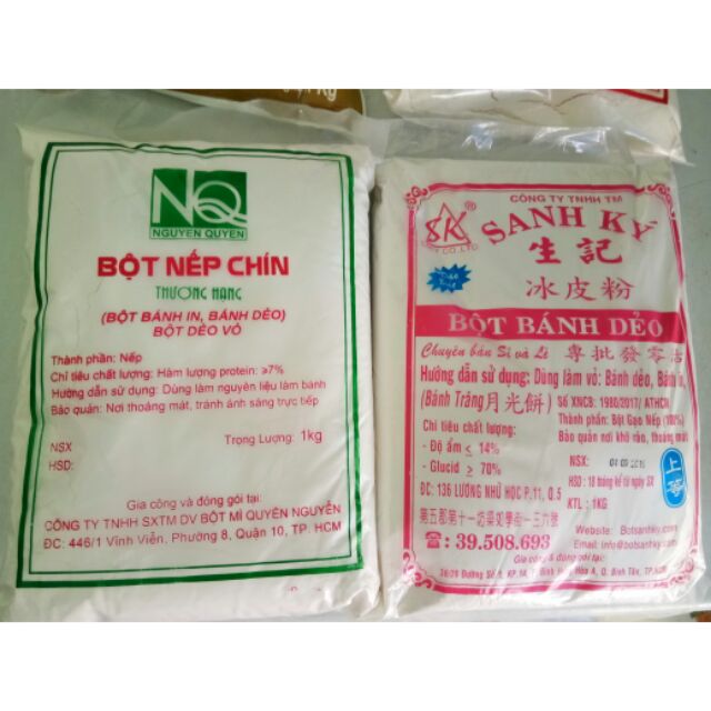 Bột bánh dẻo ( vỏ)