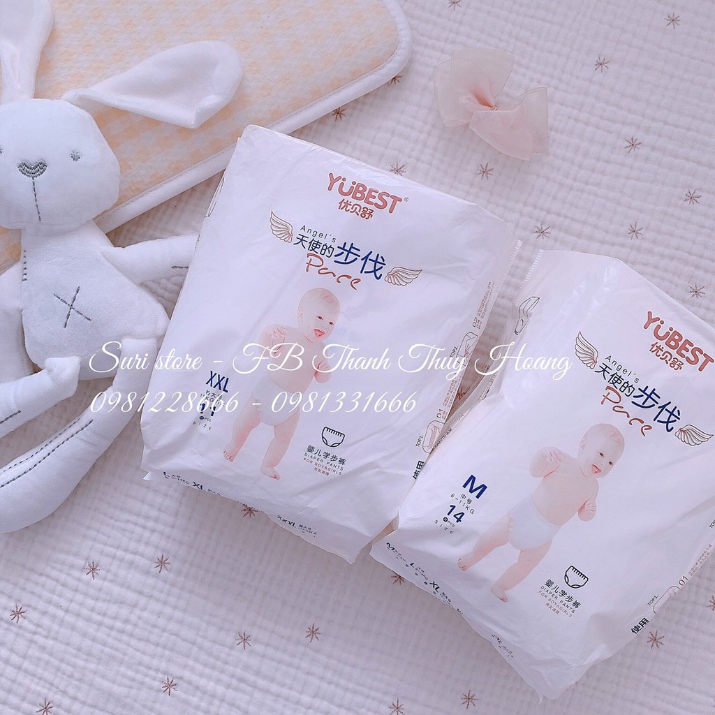 Bỉm Yubest nội địa Trung gồm Dán/Quần M84/XL72/XXL66