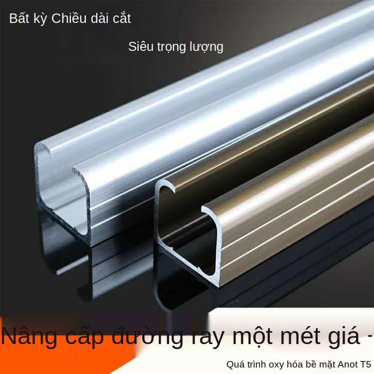 ray treo dày bánh xe cửa gỗ chắc chắn trượt ròng rọc theo dõi gấp tủ quần áo dẫn hướng