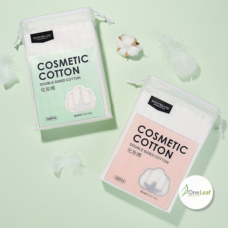 Bông tẩy trang Maycreate cao cấp 230 miếng OL001 | BigBuy360 - bigbuy360.vn