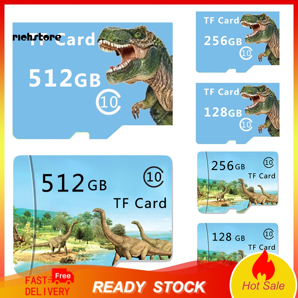 Thẻ Nhớ 128 / 256 / 512GB Micro SD TF Cho Máy Ảnh MP4 | BigBuy360 - bigbuy360.vn