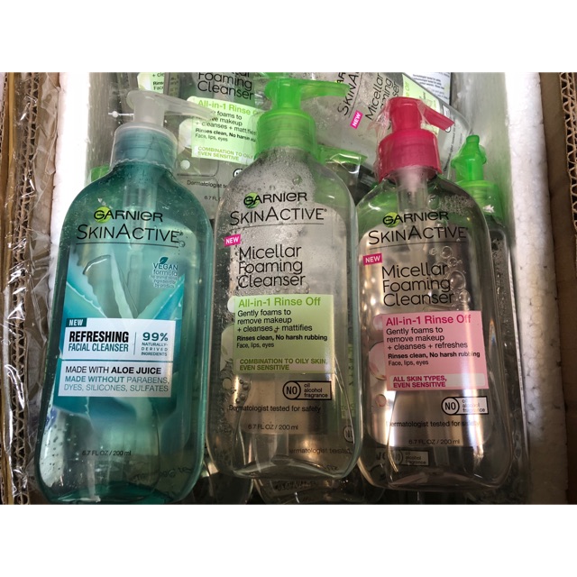 Gel rửa mặt garnier