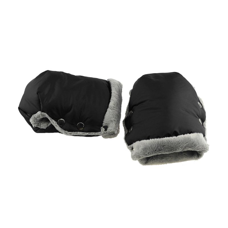 Găng Tay Vải Nhung Giữ Ấm Gắn Xe Đẩy Em Bé Thông Dụng