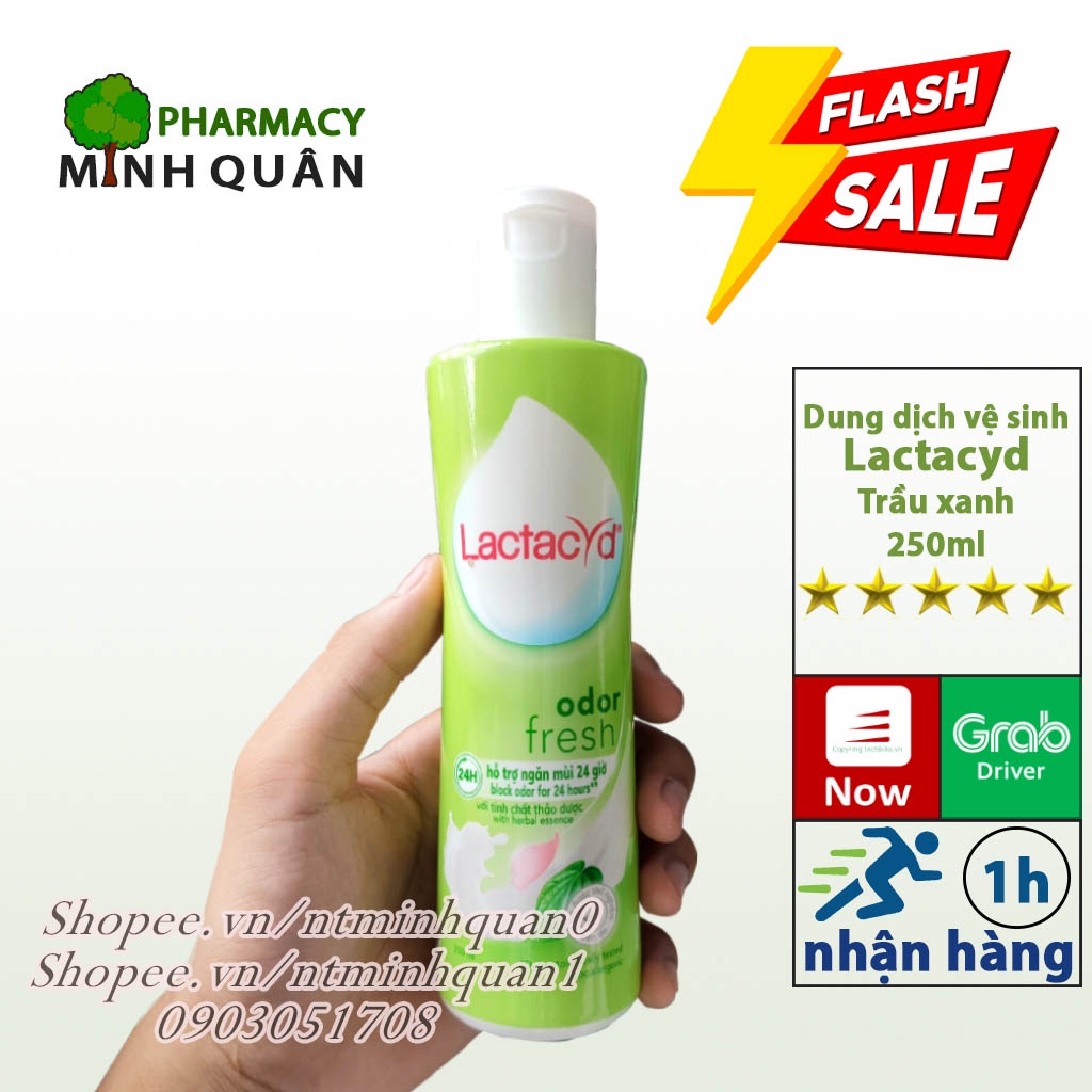 Dung dịch vệ sinh phụ nữ Lactacyd Odor Fresh se khít vùng kín nữ nước rửa phụ khoa chăm sóc vùng kín thơm khử mùi