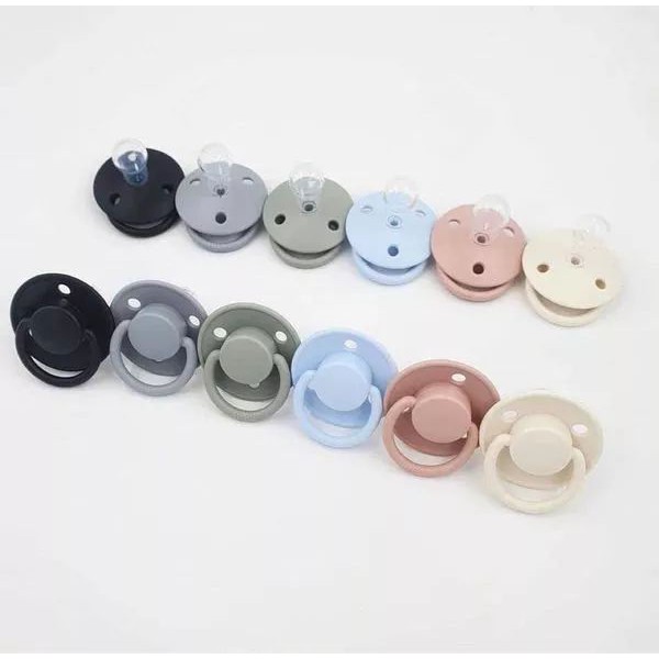 Ti Bibs Silicon 0-36m chính hãng Đan Mạch, ti giả bibs silicon delux tặng kèm nắp đậy tại HCM