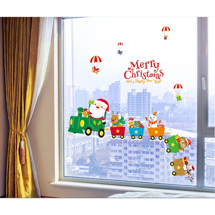 Decal trang trí tường Merry Chritmas