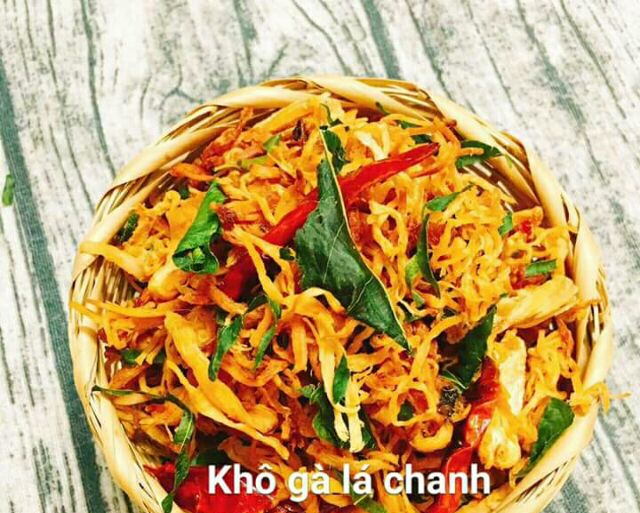 ( MIỄN SHIP Ở HCM) Combo 6 HỦ Khô gà sấy lá chanh ngon tuyệt( 500G/ hủ) | BigBuy360 - bigbuy360.vn