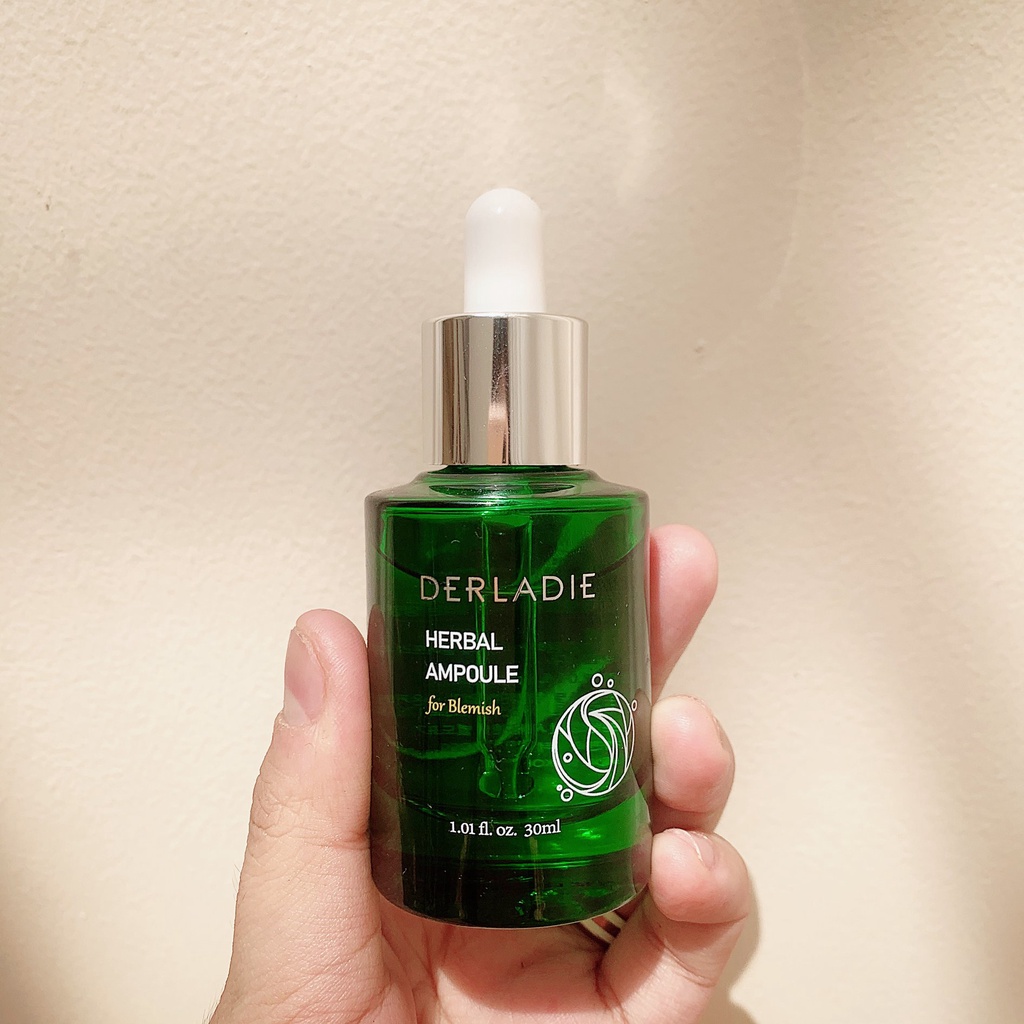 Bộ đôi Toner và Tinh Chất Tràm Trà giảm mụn sau 14 ngày Derladie Herbal For Blemish