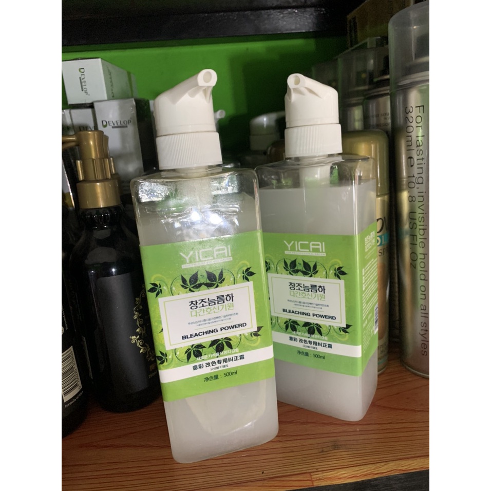 Bóc Màu YICAI Tóc Đỏ Đen Xanh Ra Vàng Không Cần Oxy