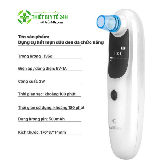 Máy Hút Mụn Cầm Tay Chính Hãng Haili Care | BigBuy360 - bigbuy360.vn