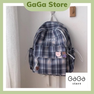 Balo nữ đẹp caro đi học dễ thương thời trang ulzzang hàn quốc B232