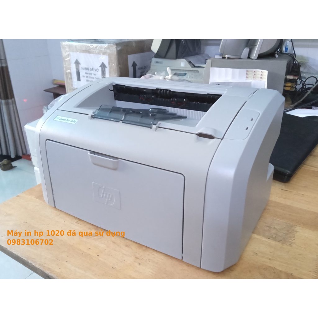 Máy in hp 1020 đã qua sử dụng kèm HỘP MỰC MỚI VÀ PHỤ KIỆN