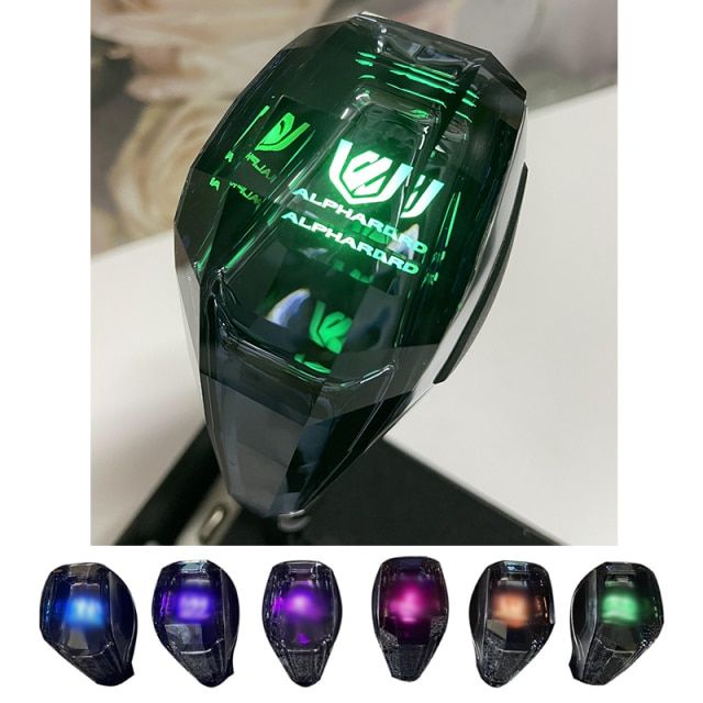 Tay Cầm Pha Lê Thông Dụng Cho Xe Hơi Mới Núm Cần Số Đầu Cần Số Cho Toyota VW Honda Hyundai Mitsubishi