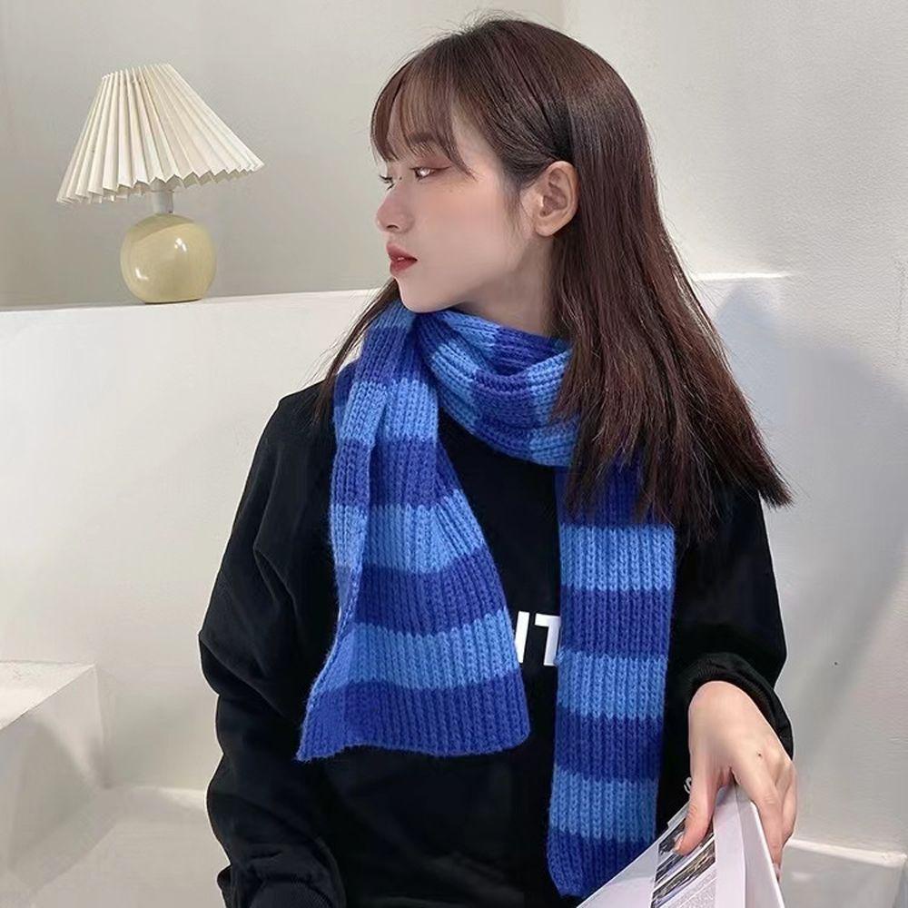 Khăn Choàng Cổ Dày Dặn Mềm Mại Phong Cách Vintage Dành Cho Nữ