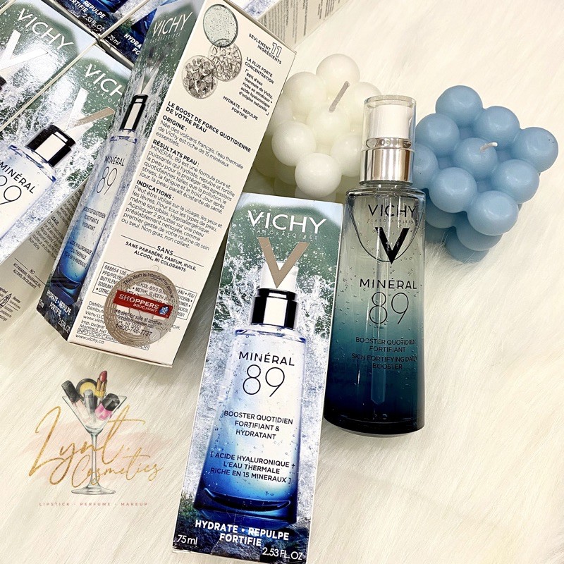 [75ml date 2023 & 2024, bill Canada] Dưỡng chất Mineral Vichy 89 💞