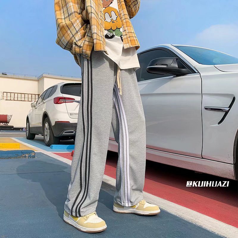 quần ống suông Sọc thời trang quần âu nam unisex quần thể thao nam dài chất đũi cao cấp quần jogger thể thao nam from rộng quần nữ trẻ tuổi quần baggy