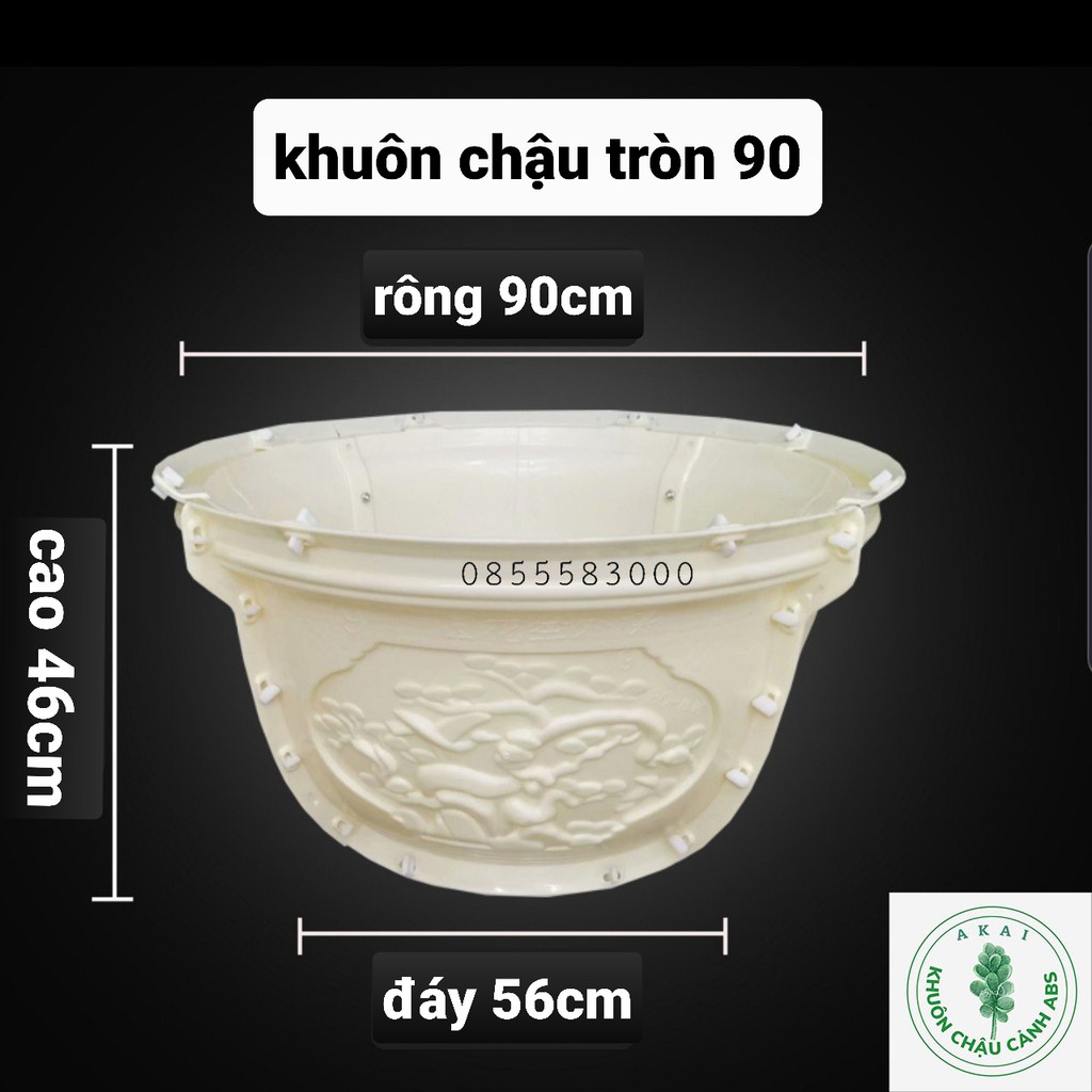 Khuôn đúc chậu tròn 90