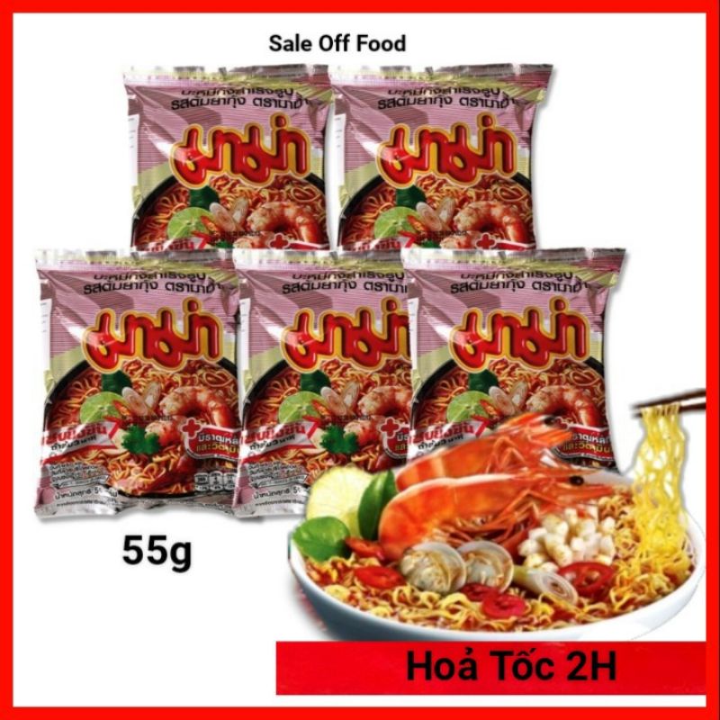 Mì MaMa Thái Lan 55g TomYum Lẩu Chua Cay - Sale Off Food