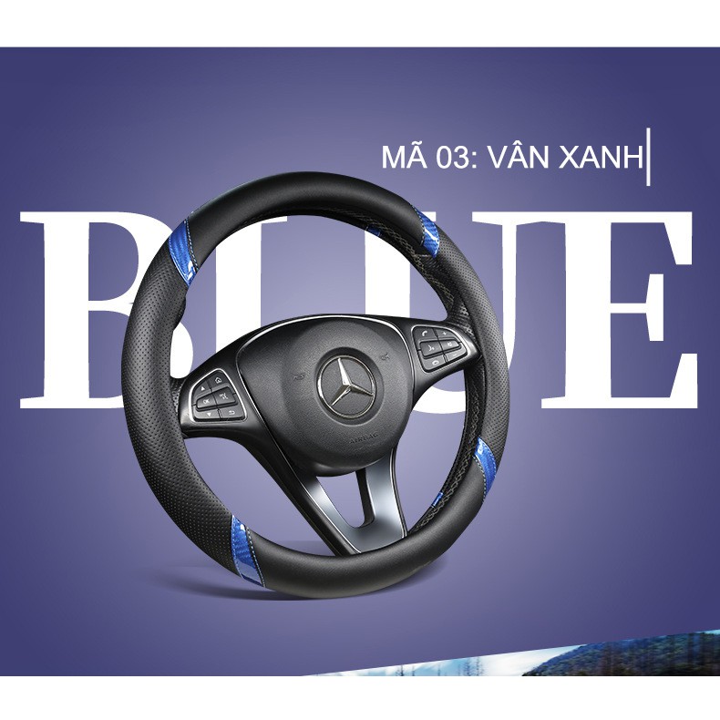 Bọc Vô Lăng Ô Tô Bọc Da Vô Lăng Ô Tô Cho Các Dòng Xe Đường Kính Vô Lăng 37-38cm