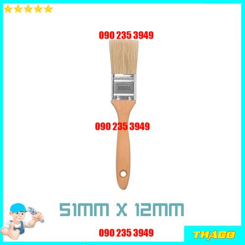 Cọ sơn cán gỗ 1inch đến 4inch Total kdp