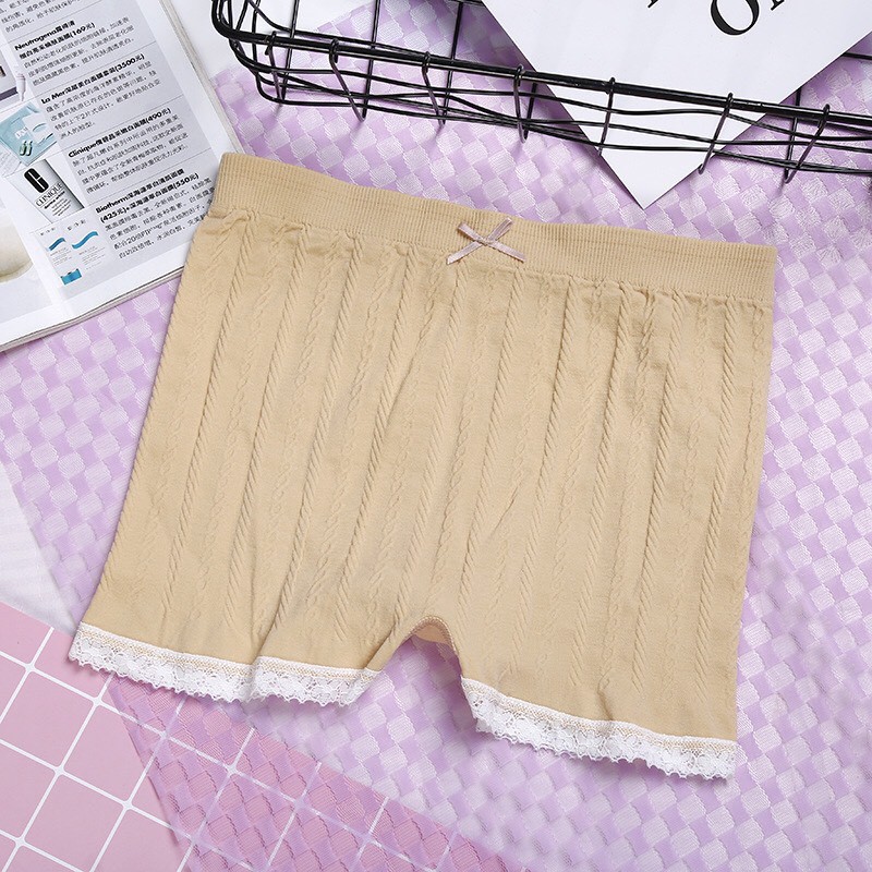 Quần lót nữ cotton ren mặc trong váy đầm vintage áo dài chân váy đồ lót cao cấp | BigBuy360 - bigbuy360.vn