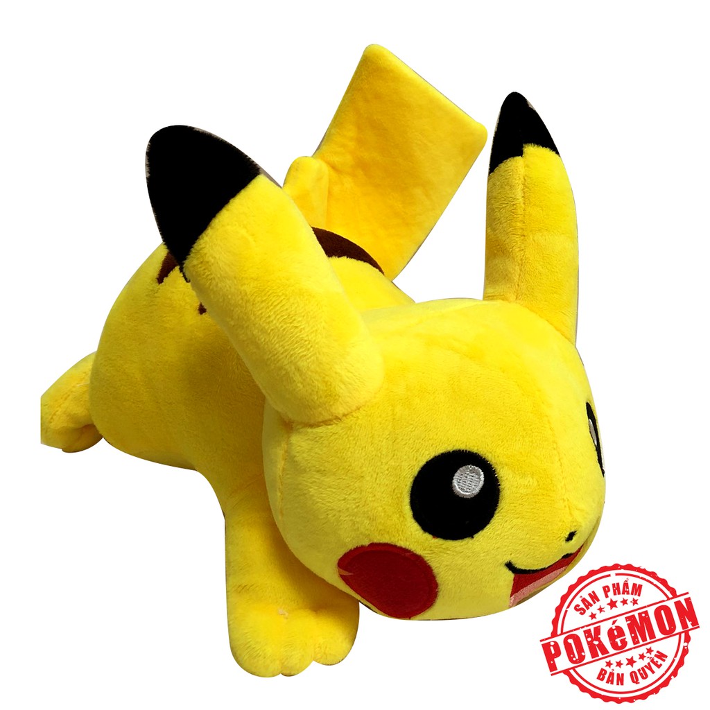 POKEMON | Thú bông Pikachu nằm 20cm