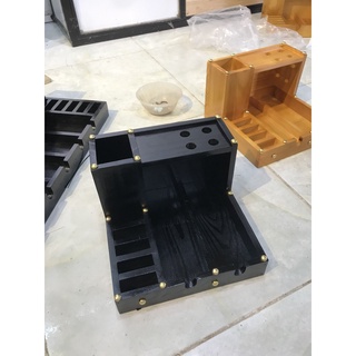 khay gỗ đựng tông đơ