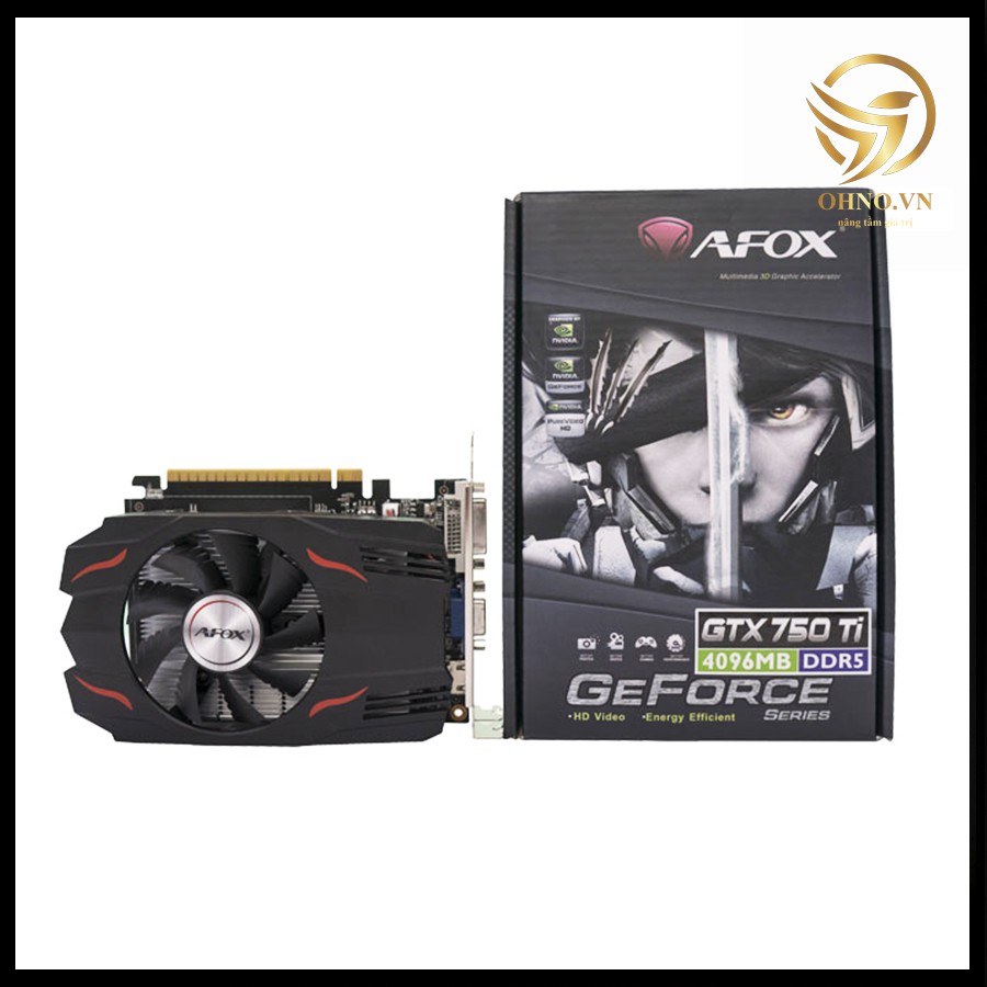 Card Màn Hình VGA AFOX GTX 750Ti Card Đồ Họa 4G Rời Cho Máy Tính PC - OHNO VIỆT NAM | BigBuy360 - bigbuy360.vn