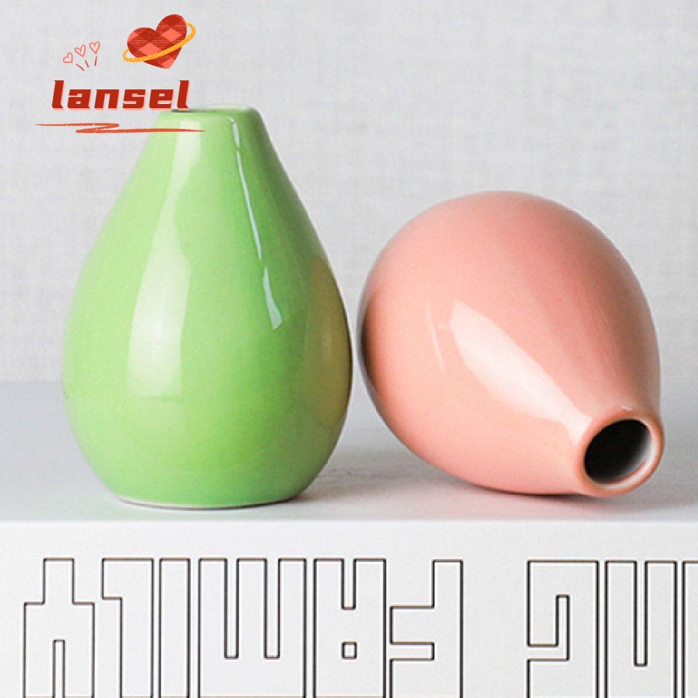 Bình gốm mini nhiều màu tùy chọn làm đạo cụ chụp ảnh nghệ thuật