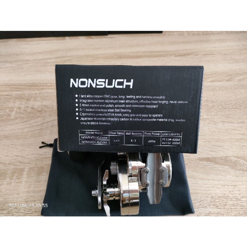 Máy Câu Jig Noeby Nonsuch JG2500L - Máy Ngang - Tay Trái