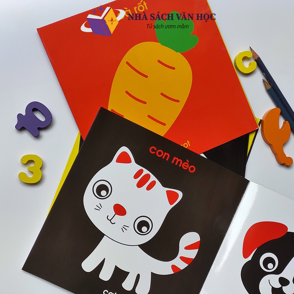 Sách - Kích Thích Thị Giác Cho Trẻ Sơ Sinh Song Ngữ Anh - Việt