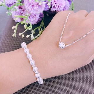 Bộ trang sức bạc bi nữ
