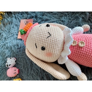 Thỏ Sully handmade bằng len- thỏ len handmade