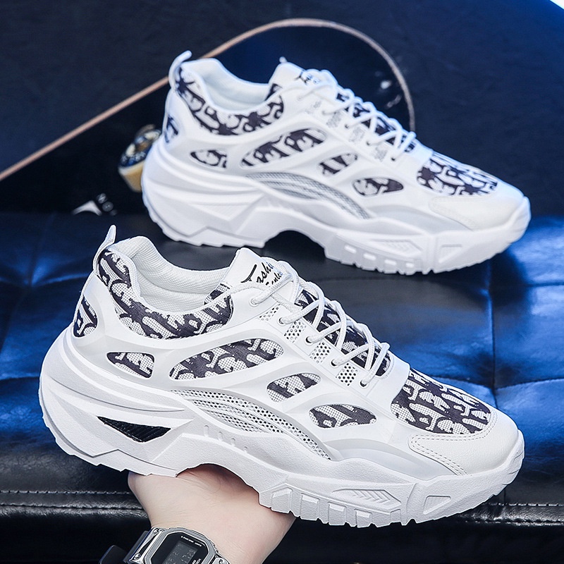 Giày Nam Thể Thao Mẫu Mới 2023, Giày Sneaker Nam Tăng Chiều Đế kếp Cao 5cm thông hơi thoáng khí