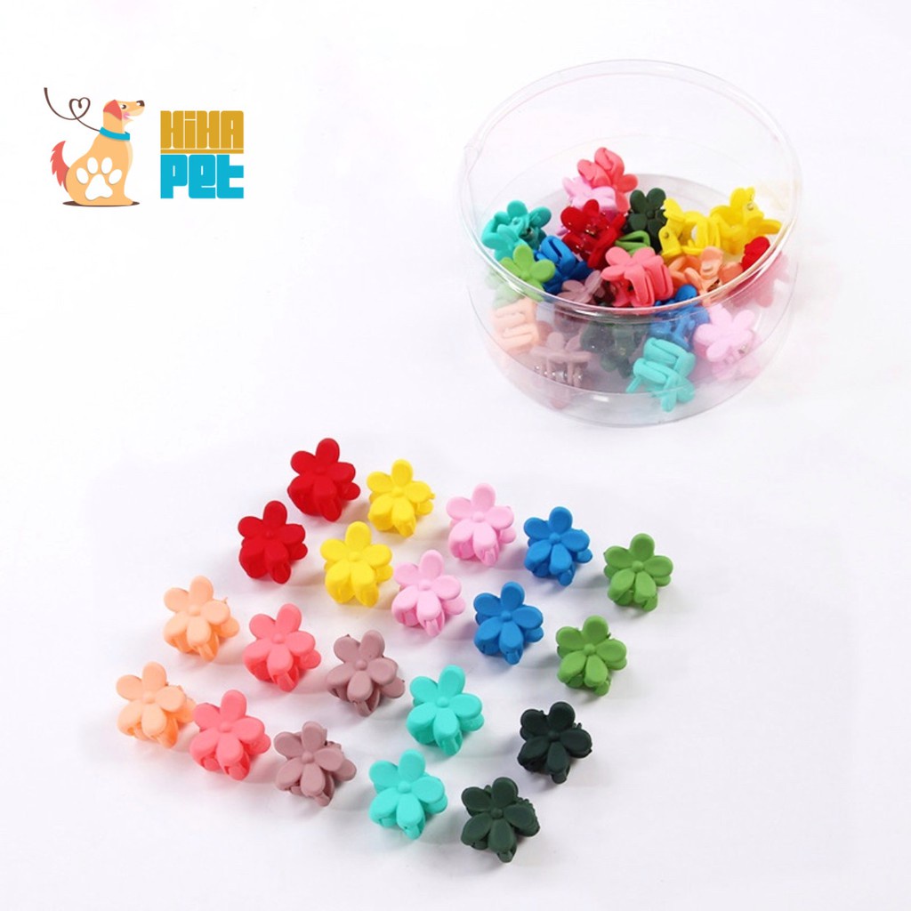 Kẹp tóc phụ kiện hình hoa, ngôi sao xinh xắn cho chó mèo hihapet