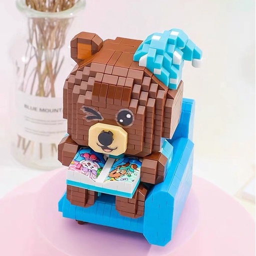 XẾP HÌNH LEGO GẤU BROWN - MINI BLOCK THỎ CONY - MINIBLOCK 3D LINE FRIEND II