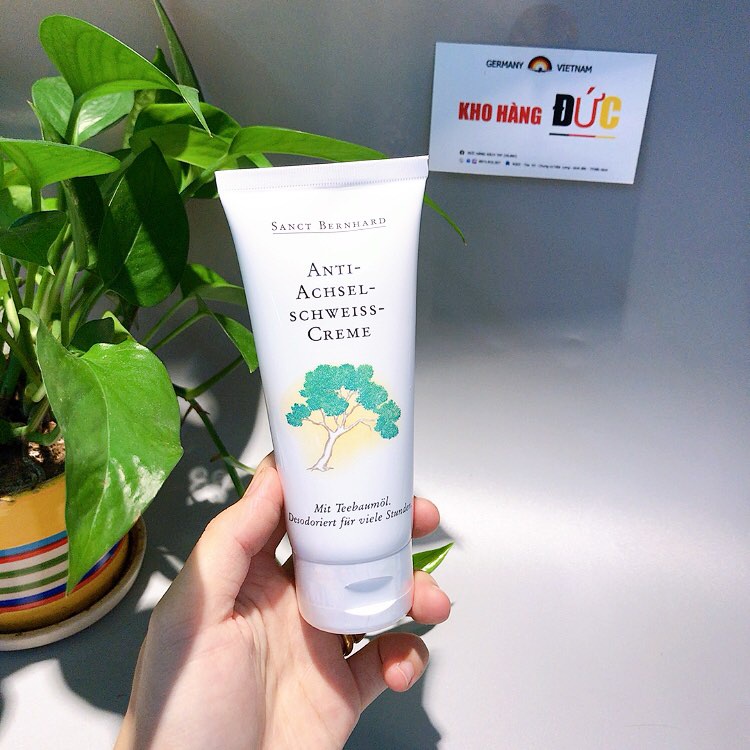 Bill Đức, che tên- Kem Thảo Mộc chống hôi nách Sanct bernhard 100ml- Hàng Đức