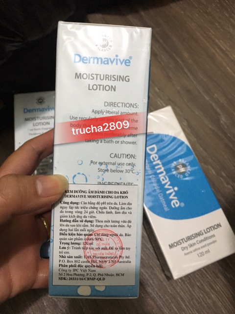 KEM DƯỠNG DA DERMAVIVE LOTION