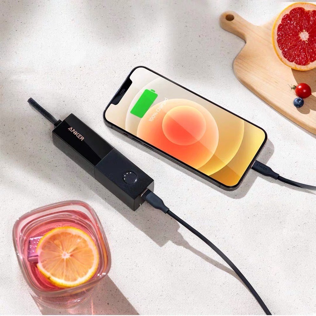 Sạc dự phòng kiêm củ sạc 2 in 1 A1633 PD 20W 5000mAh,1 Cổng Type C Sạc Nhanh PD 20W,Cho 15 Pro Max 14 Pro 13 12 11 Xs vv