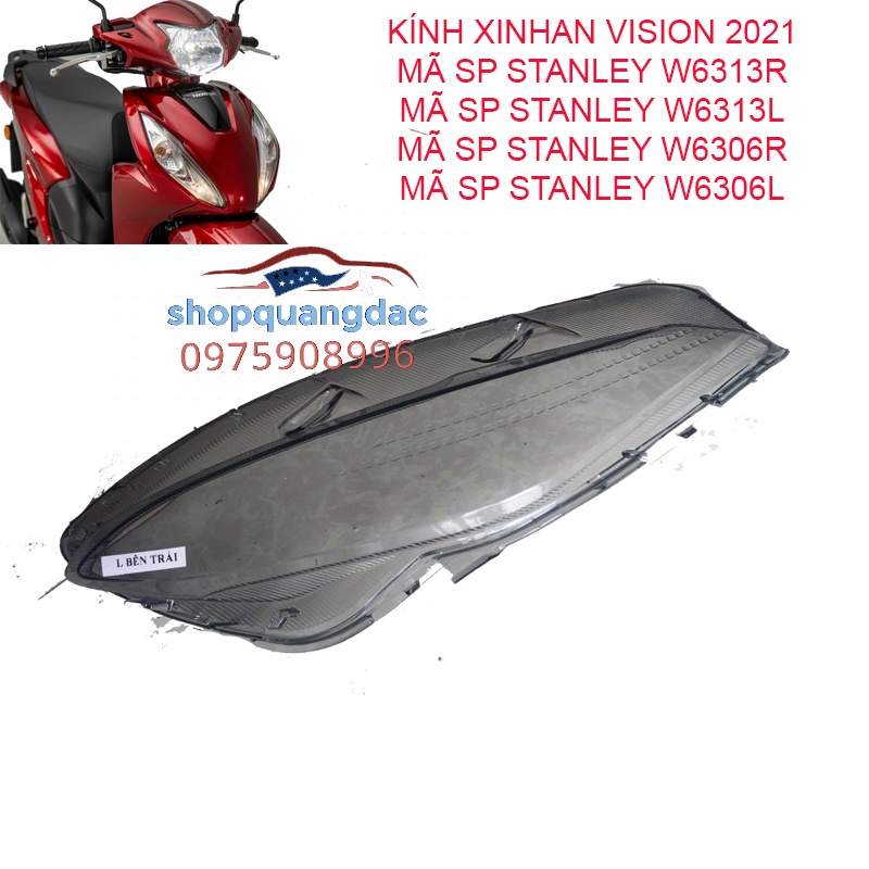 KÍNH XINHAN TRƯỚC XE VISION 2021 PHỤ KIỆN THAY THẾ