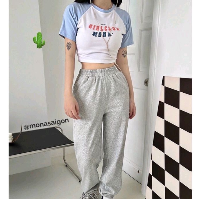 Áo thun raplan GIRLCLUB