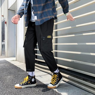 Quần KAKI Jogger Thể Thao vải thun Trơn Basic Dán Gấu Đơn Giản Kiểu Dáng Hàn Quốc ZENKODLMEN JOGGER NAM 9000056C10