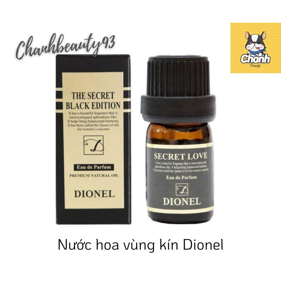 Nước Hoa Vùng Kín Dionel Secrect Love 5ml Hàn Quốc