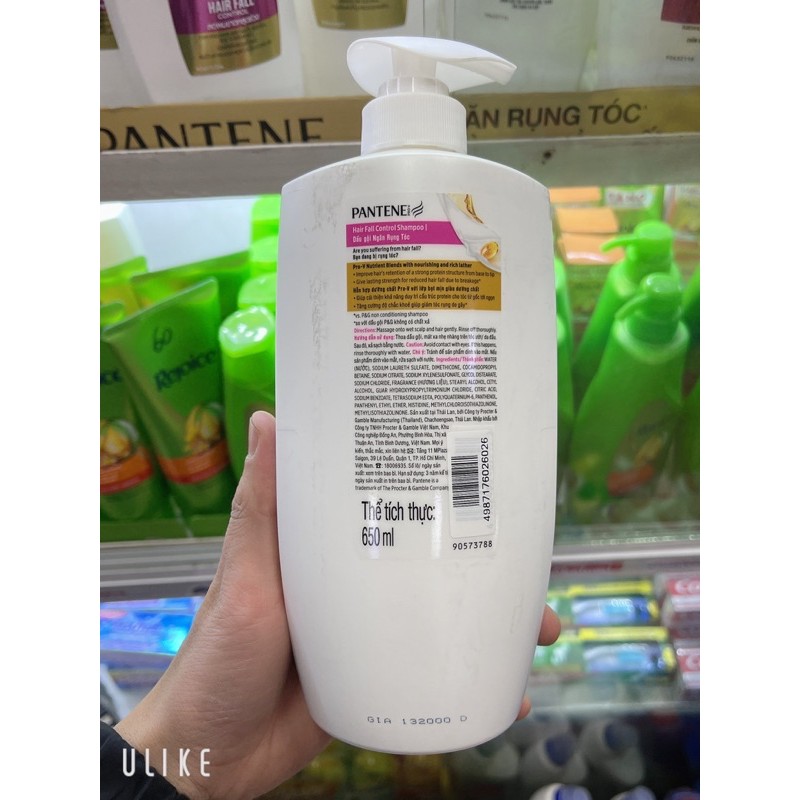 Dầu Gội ,Dầu Xả PANTENE Chai 650g