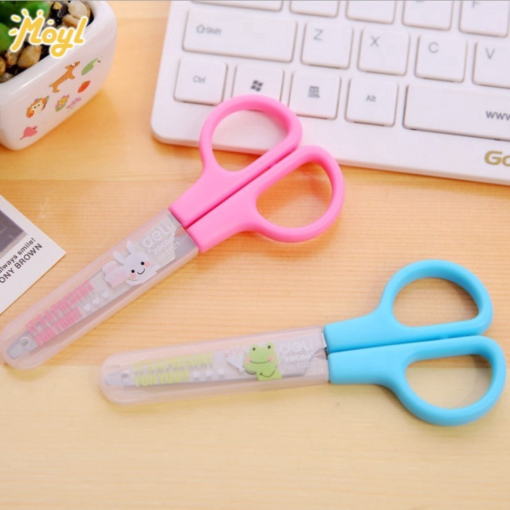 Kéo cắt giấy an toàn làm thủ công tiện lợi cho trẻ em