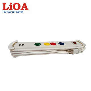 Ổ cắm kéo dài LiOA 4UBC/4UBCW