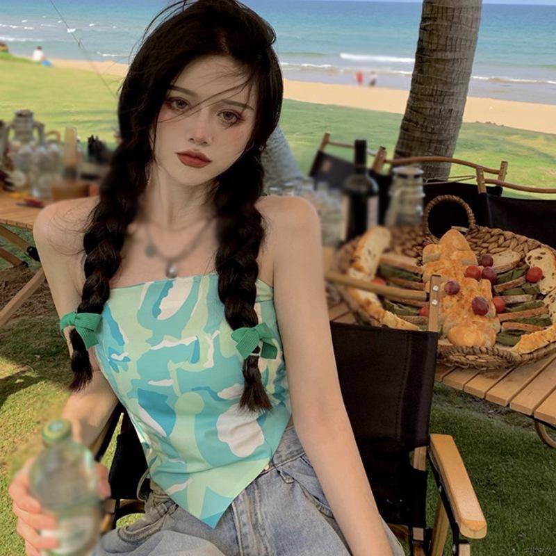 [Mã FAMAYWA giảm 10K đơn 50K] Áo Ống In Họa Tiết Cách Điệu Phong Cách Hàn Quốc Dành Cho Nữ | BigBuy360 - bigbuy360.vn